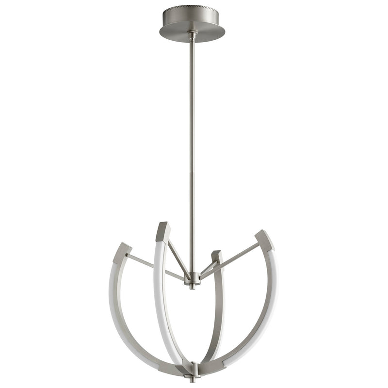 Quorum 3-6140-24 LED Ceiling Mount, Satin Nickel