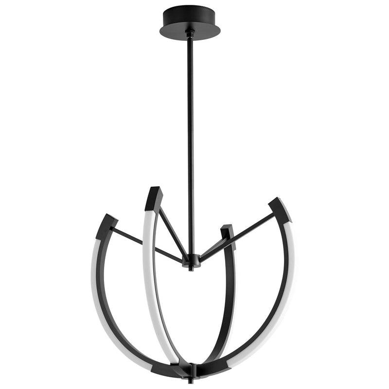 Quorum 3-6141-15 LED Ceiling Mount, Black