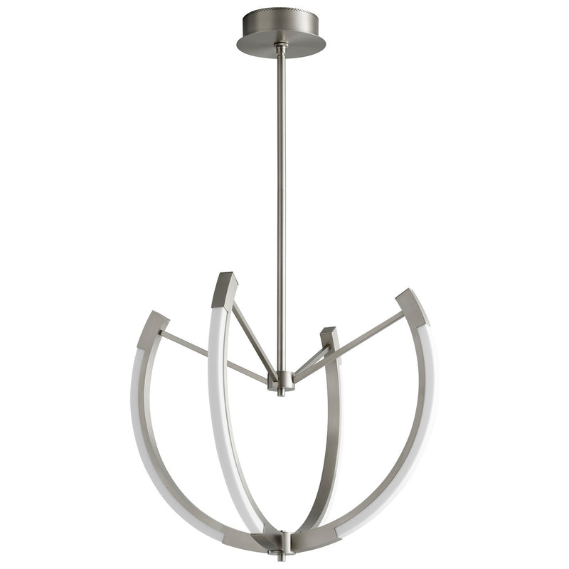 Quorum 3-6141-24 LED Ceiling Mount, Satin Nickel