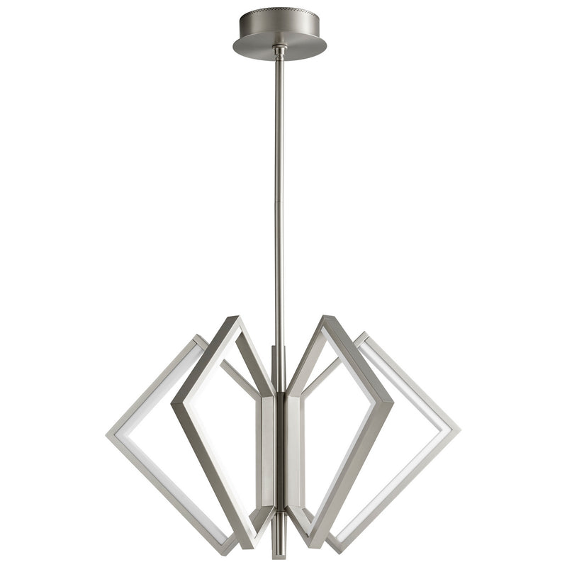 Quorum 3-6143-24 LED Ceiling Mount, Satin Nickel