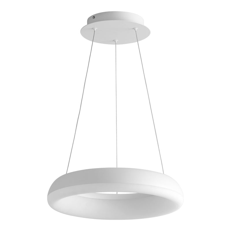 Quorum 3-62-6 LED Pendant, White