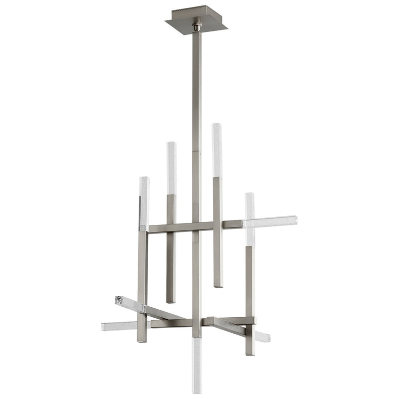Quorum 3-636-24 LED Ceiling Mount, Satin Nickel