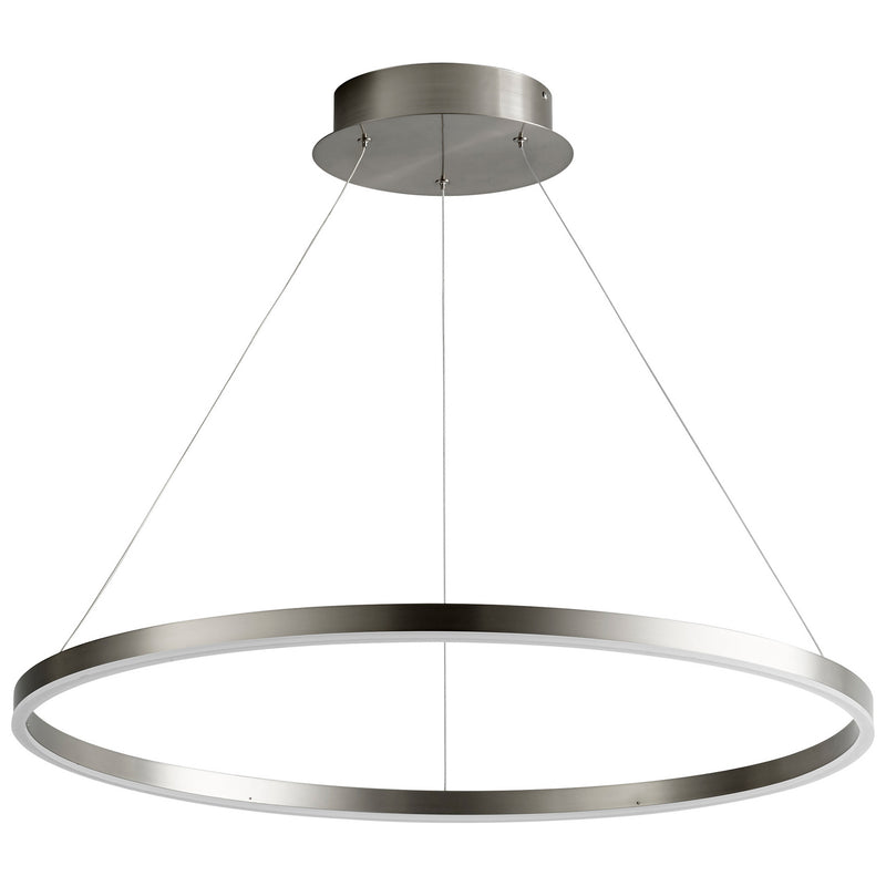 Quorum 3-65-24 LED Pendant, Satin Nickel