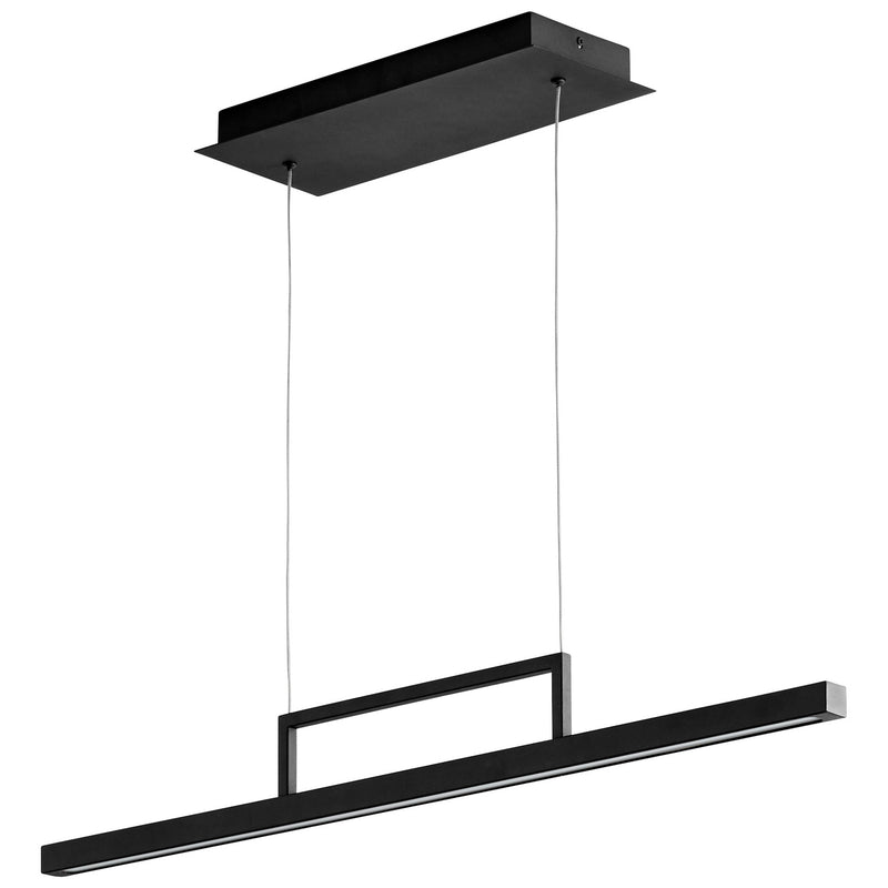 Quorum 3-66-15 LED Pendant, Black