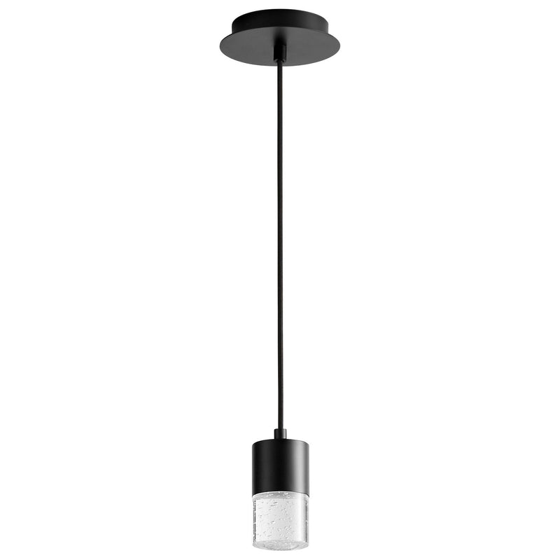 Quorum 3-68-15 LED Pendant, Black Black