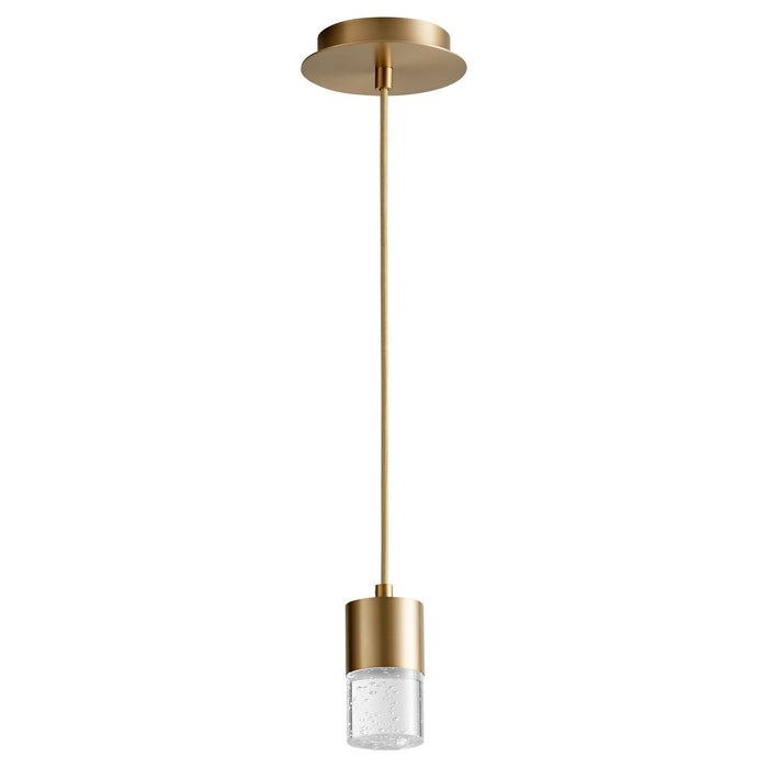 Oxygen 3-68-40 LED Pendant, Aged Brass Aged Brass