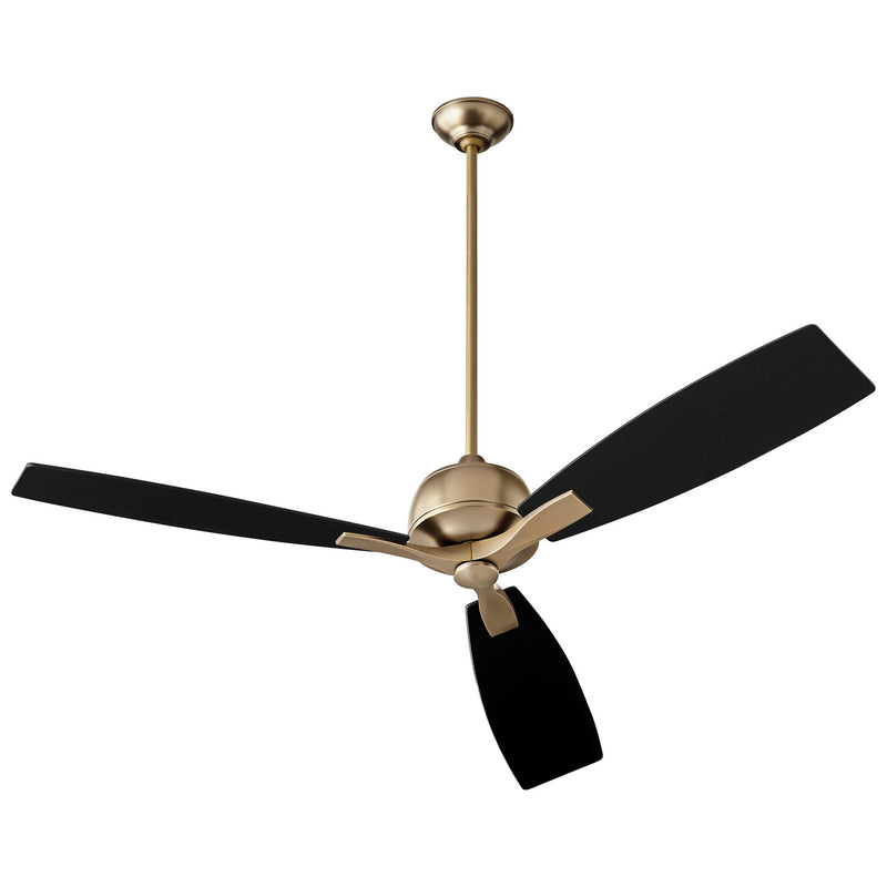 Quorum 3-109-40 60"Ceiling Fan, Aged Brass