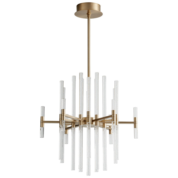 Oxygen 3-605-40 LED Ceiling Mount, Aged Brass