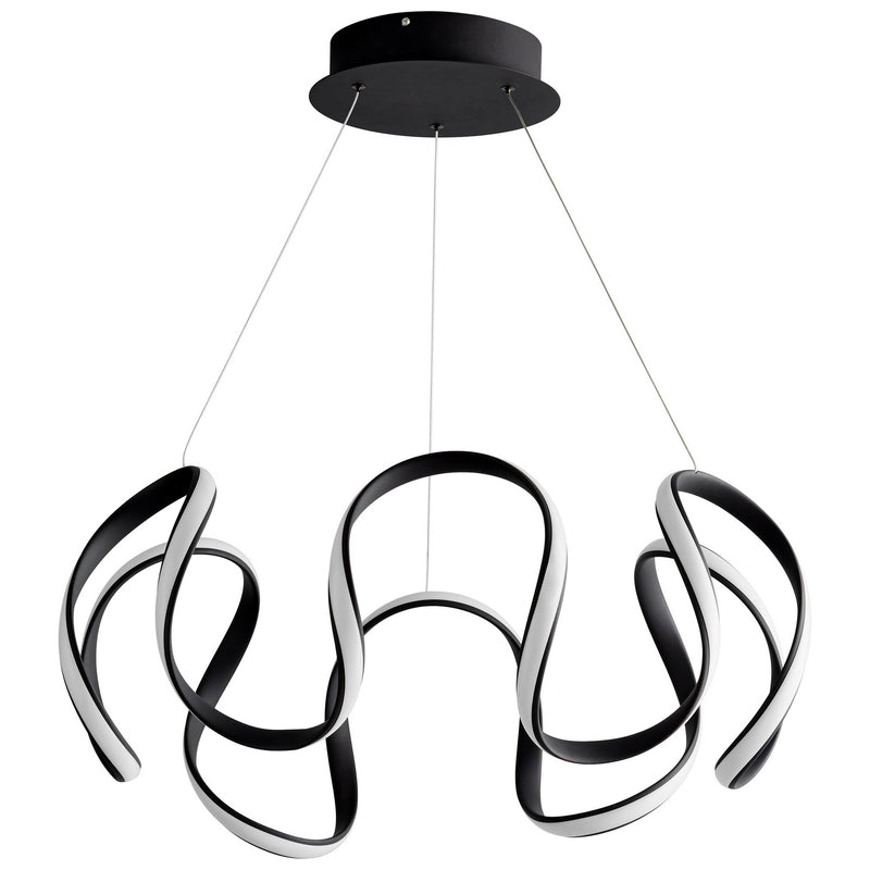 Quorum 3-61-15 LED Ceiling Mount, Black