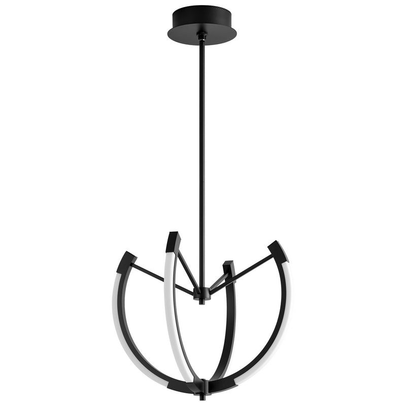 Quorum 3-6140-15 LED Ceiling Mount, Black