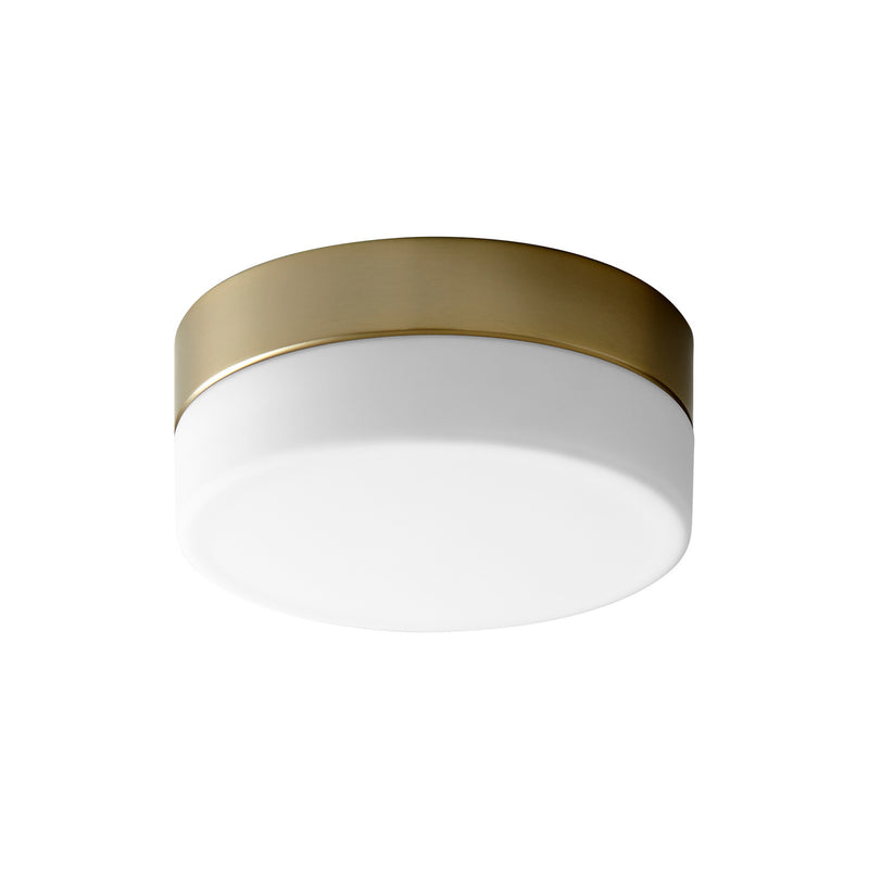 Quorum 32-630-40 LED Ceiling Mount, Aged Brass