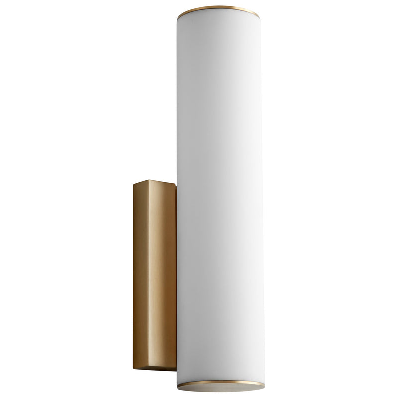 Quorum 3-5010-40 LED Wall Sconce, Aged Brass