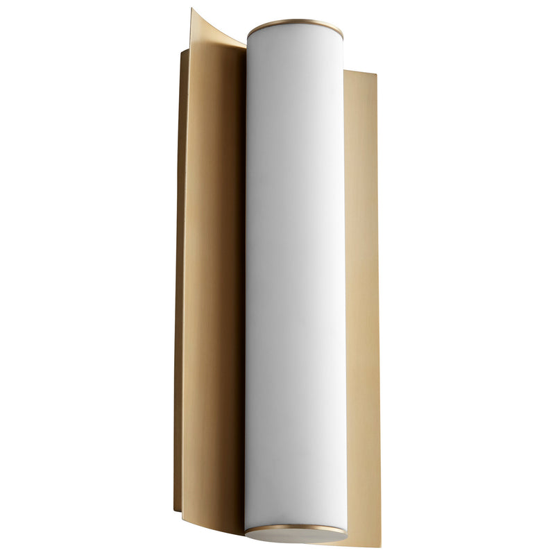 Quorum 3-5020-40 LED Wall Sconce, Aged Brass