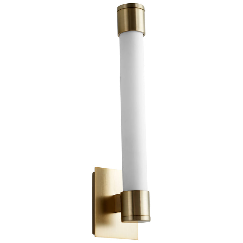 Quorum 3-556-40 LED Wall Sconce, Aged Brass