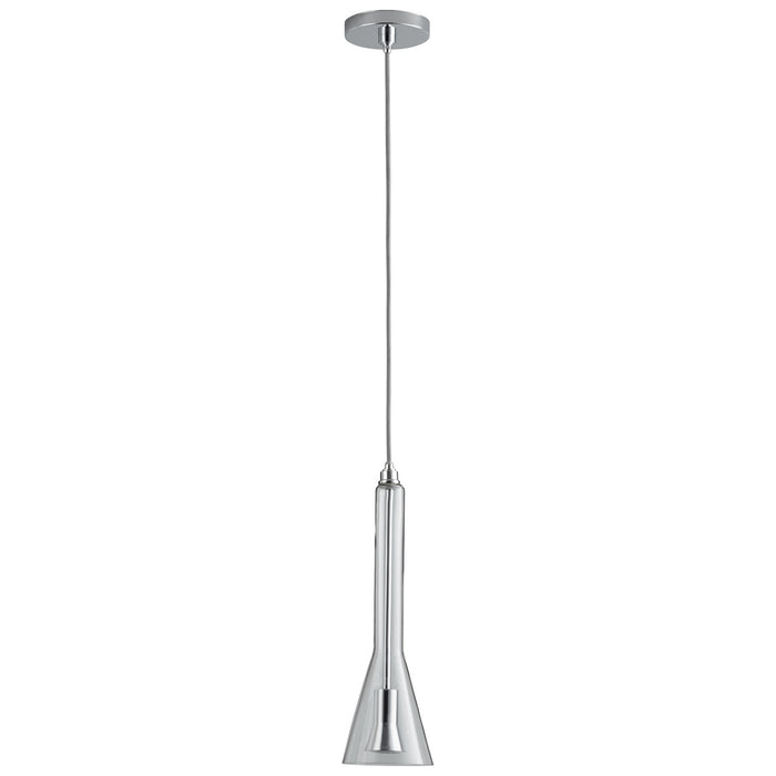 Oxygen 3-652-14 LED Pendant, Polished Chrome W/ Clear