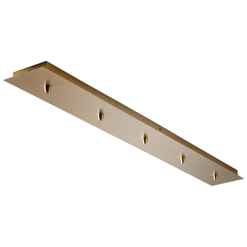 Quorum 3-8-7540 Canopy, Aged Brass