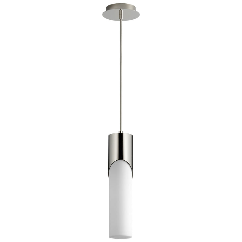 Quorum 3-678-120 LED Pendant, Polished Nickel