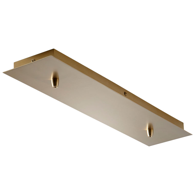 Quorum 3-8-7240 Canopy, Aged Brass