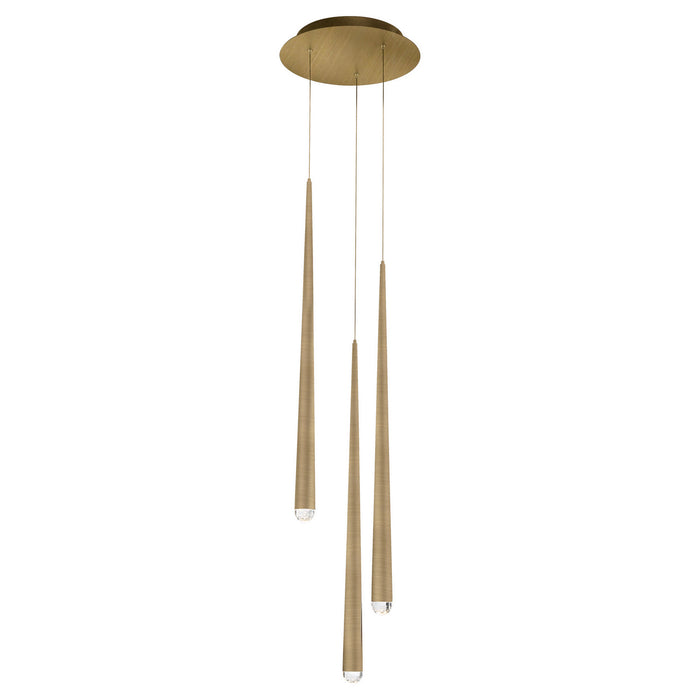 Modern Forms PD-41703R-AB LED Pendant, Aged Brass