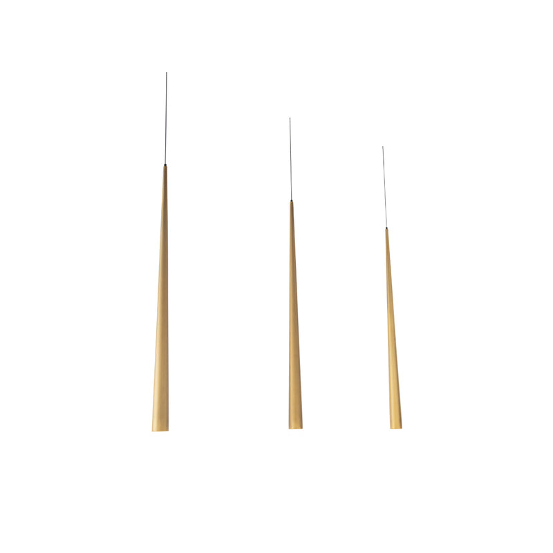 Modern Forms PD-41823L-AB LED Pendant, Aged Brass