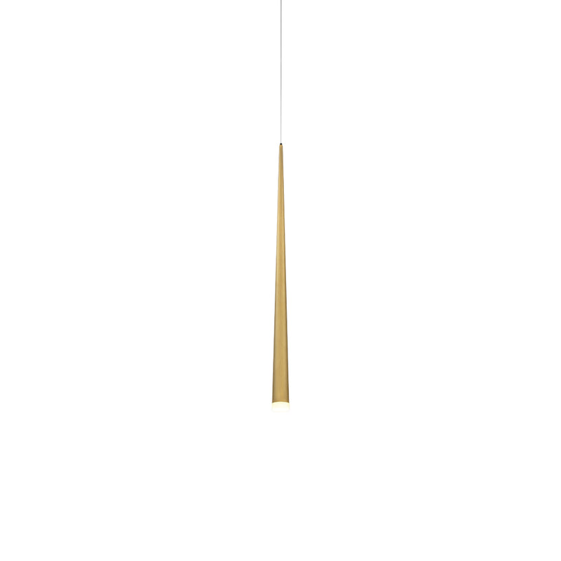 Modern Forms PD-41837-AB LED Mini Pendant, Aged Brass