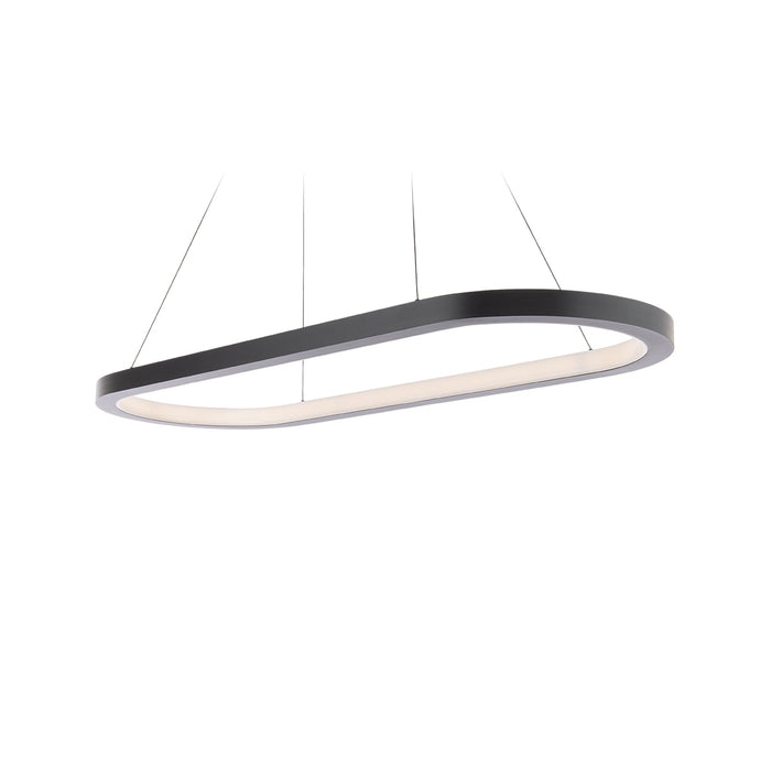 Modern Forms PD-53046-27-BK LED Linear Pendant, Black