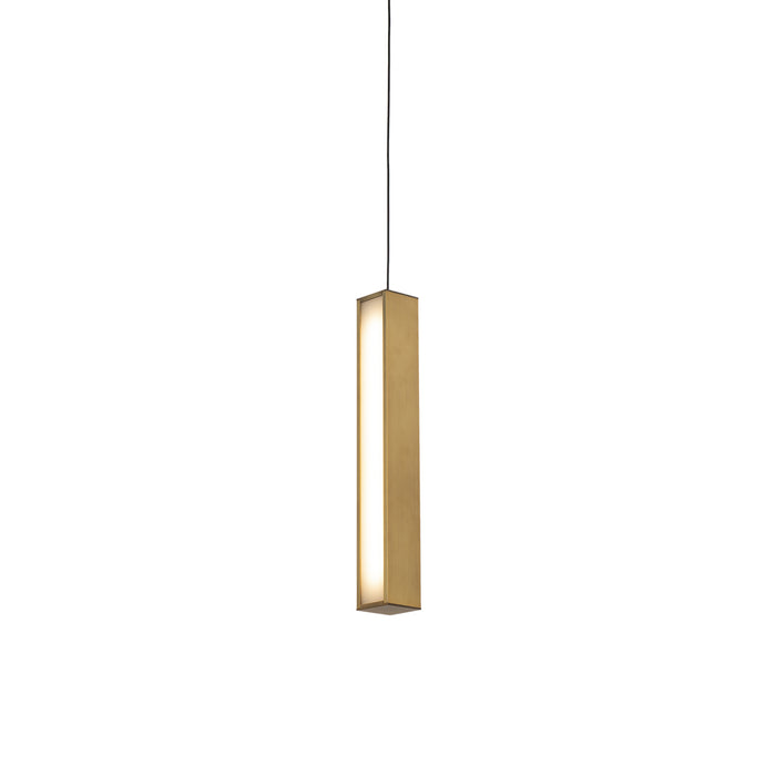 Modern Forms PD-64814-AB LED Mini Pendant, Aged Brass