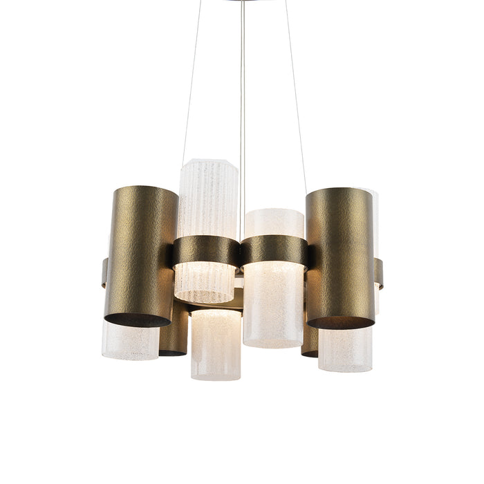 Modern Forms PD-71027-AB LED Chandelier, Aged Brass
