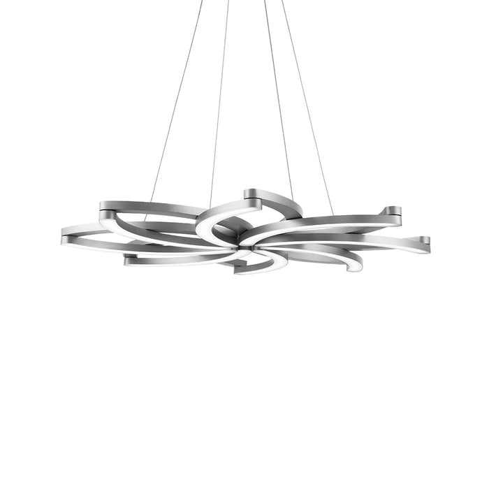 Modern Forms PD-73032-AL LED Chandelier, Brushed Aluminum