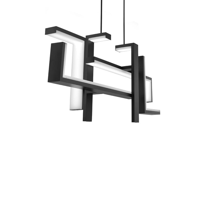 Modern Forms PD-80056-BK LED Linear Pendant, Black