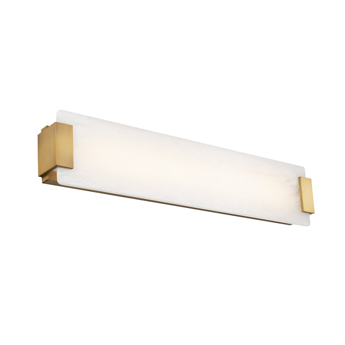 Modern Forms WS-60028-AB LED Bath & Vanity Light, Aged Brass