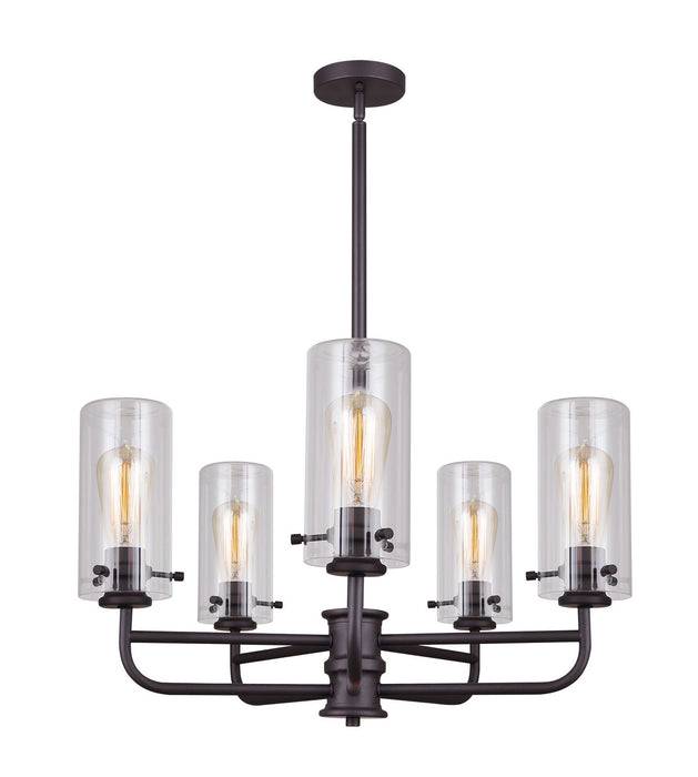 Canarm ICH679A05ORB Five Light Chandelier, Oil Rubbed Bronze