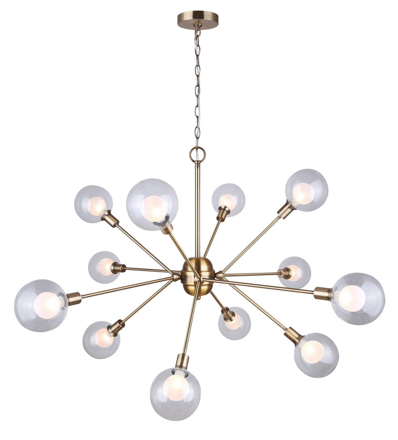 Canarm ICH683A12GD9 12 Light Chandelier, Gold