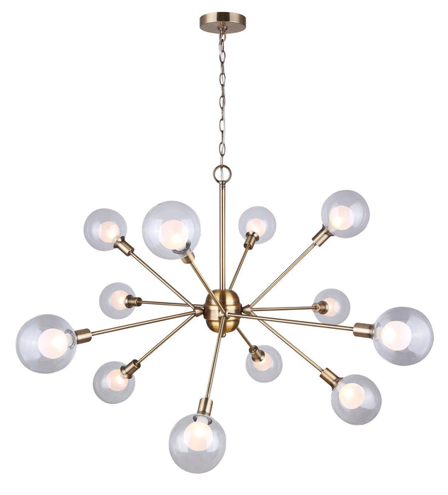 Canarm ICH683A12GD9 12 Light Chandelier, Gold