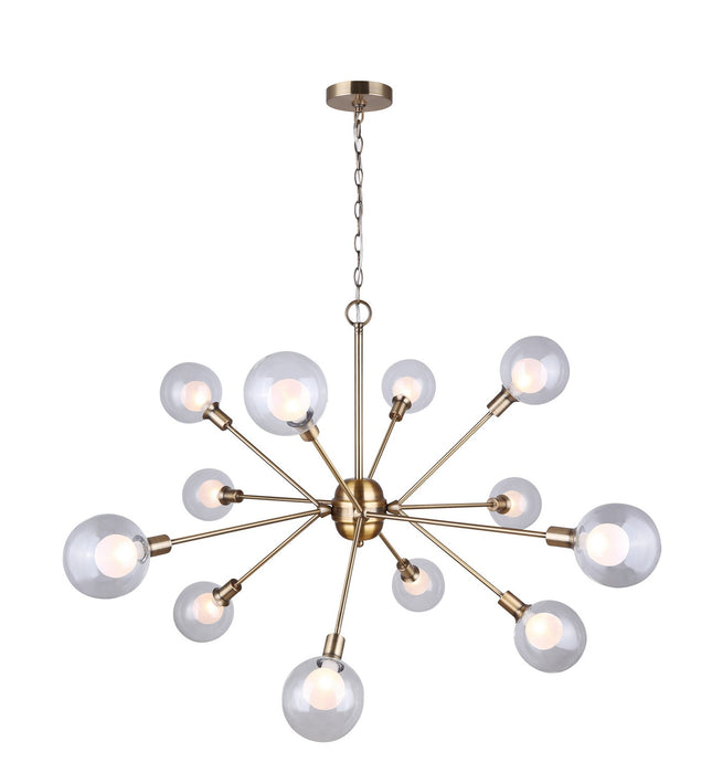 Canarm ICH683A12GD9 12 Light Chandelier, Gold