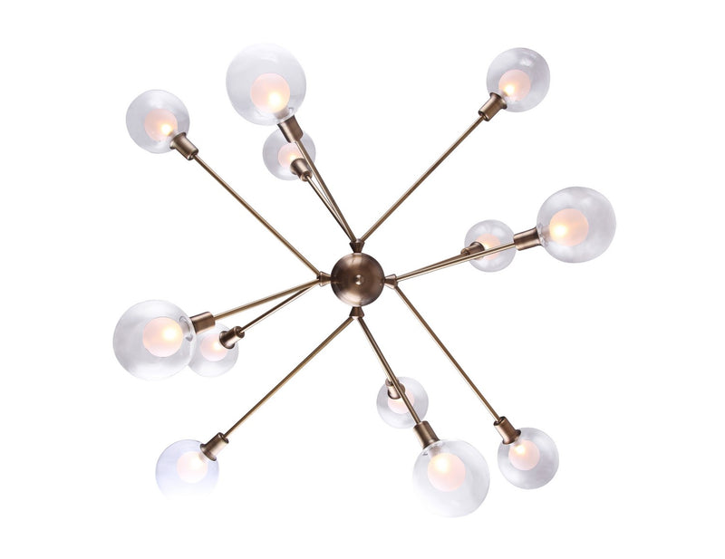 Canarm ICH683A12GD9 12 Light Chandelier, Gold