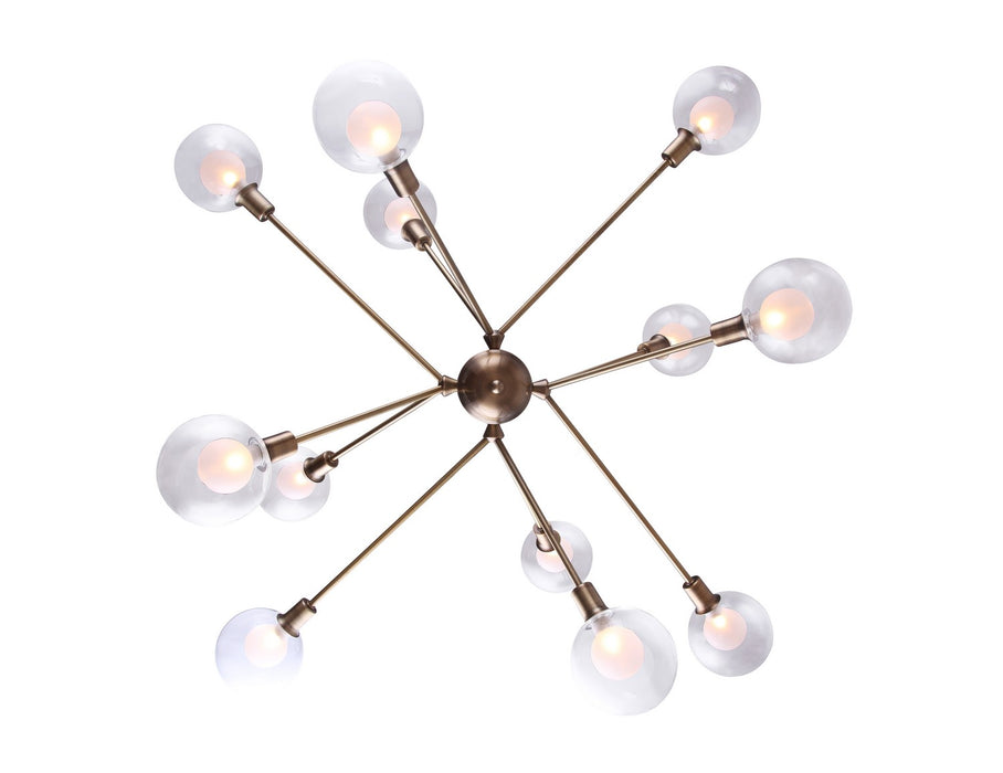 Canarm ICH683A12GD9 12 Light Chandelier, Gold