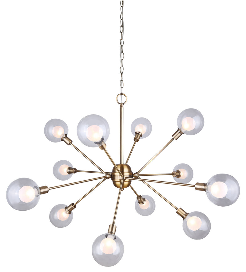 Canarm ICH683A12GD9 12 Light Chandelier, Gold