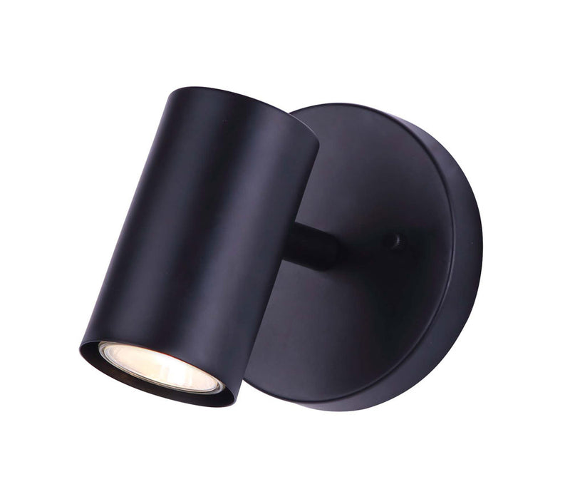Canarm ICW1022A01BK10 One Light Ceiling/Wall Mount, Black