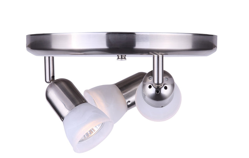 Canarm ICW356A03BPT10 One Light Ceiling Mount, Brushed Pewter