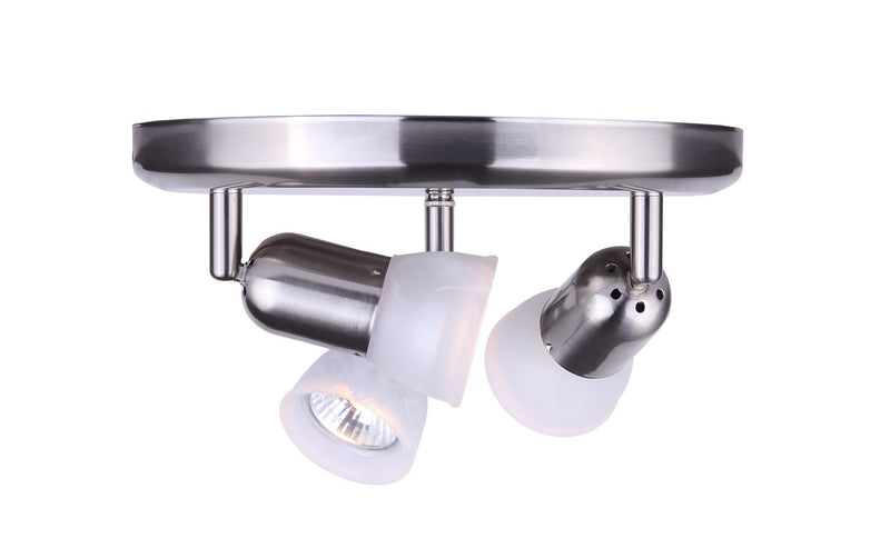 Canarm ICW356A03BPT10 One Light Ceiling Mount, Brushed Pewter