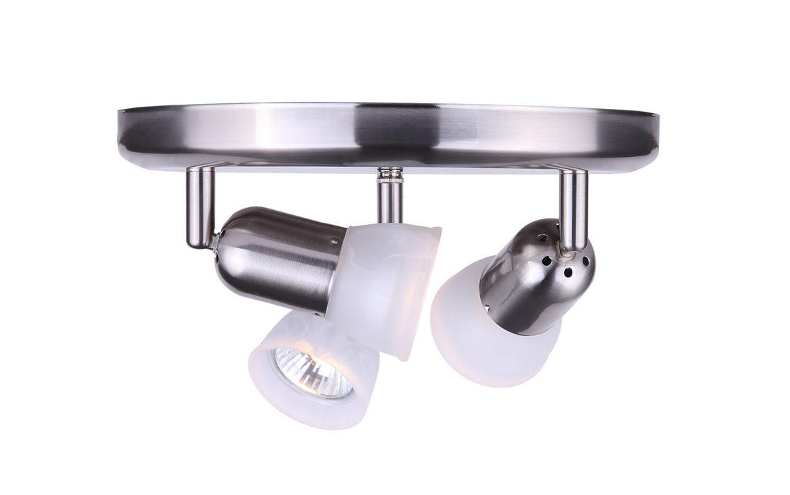 Canarm ICW356A03BPT10 One Light Ceiling Mount, Brushed Pewter