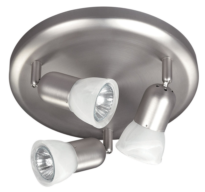 Canarm ICW356A03BPT10 One Light Ceiling Mount, Brushed Pewter