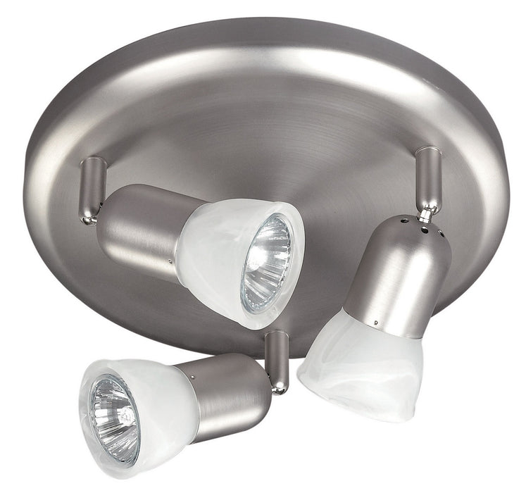 Canarm ICW356A03BPT10 One Light Ceiling Mount, Brushed Pewter