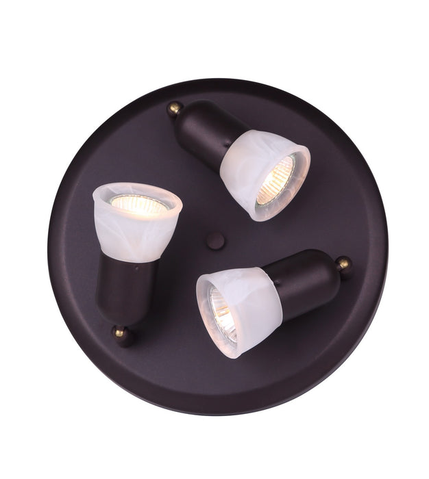 Canarm ICW356A03ORB10 One Light Ceiling Mount, Oil Rubbed Bronze