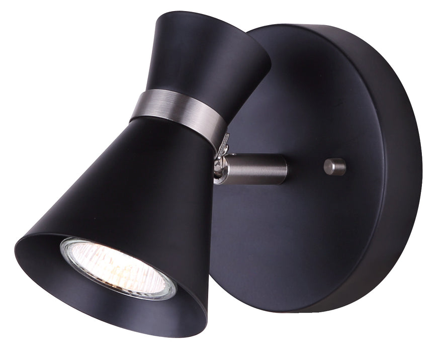 Canarm ICW668A01BKN10 One Light Track Lighting, Black