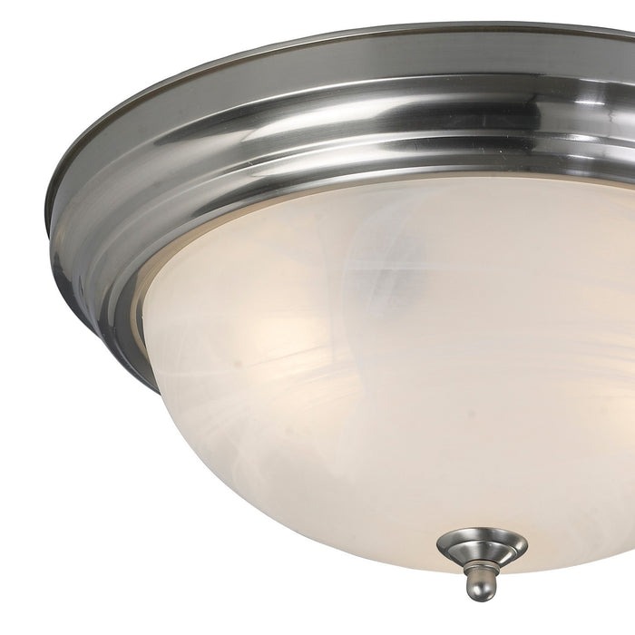 Canarm IFM413BN Two Light Flush Mount, Brushed Nickel