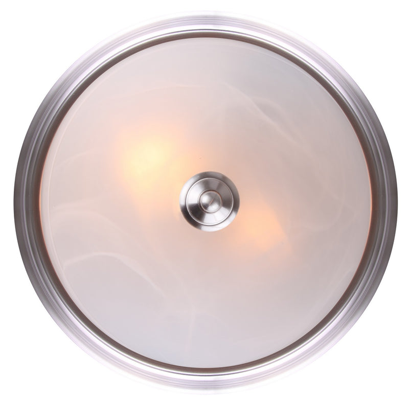 Canarm IFM413BN Two Light Flush Mount, Brushed Nickel