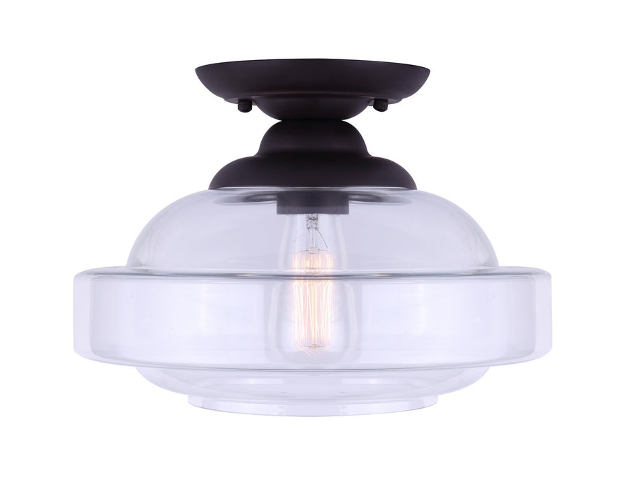 Canarm IFM459B13ORB One Light Flush Mount, Oil Rubbed Bronze