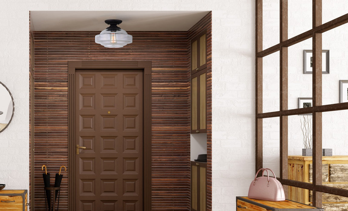 Canarm IFM459B13ORB One Light Flush Mount, Oil Rubbed Bronze